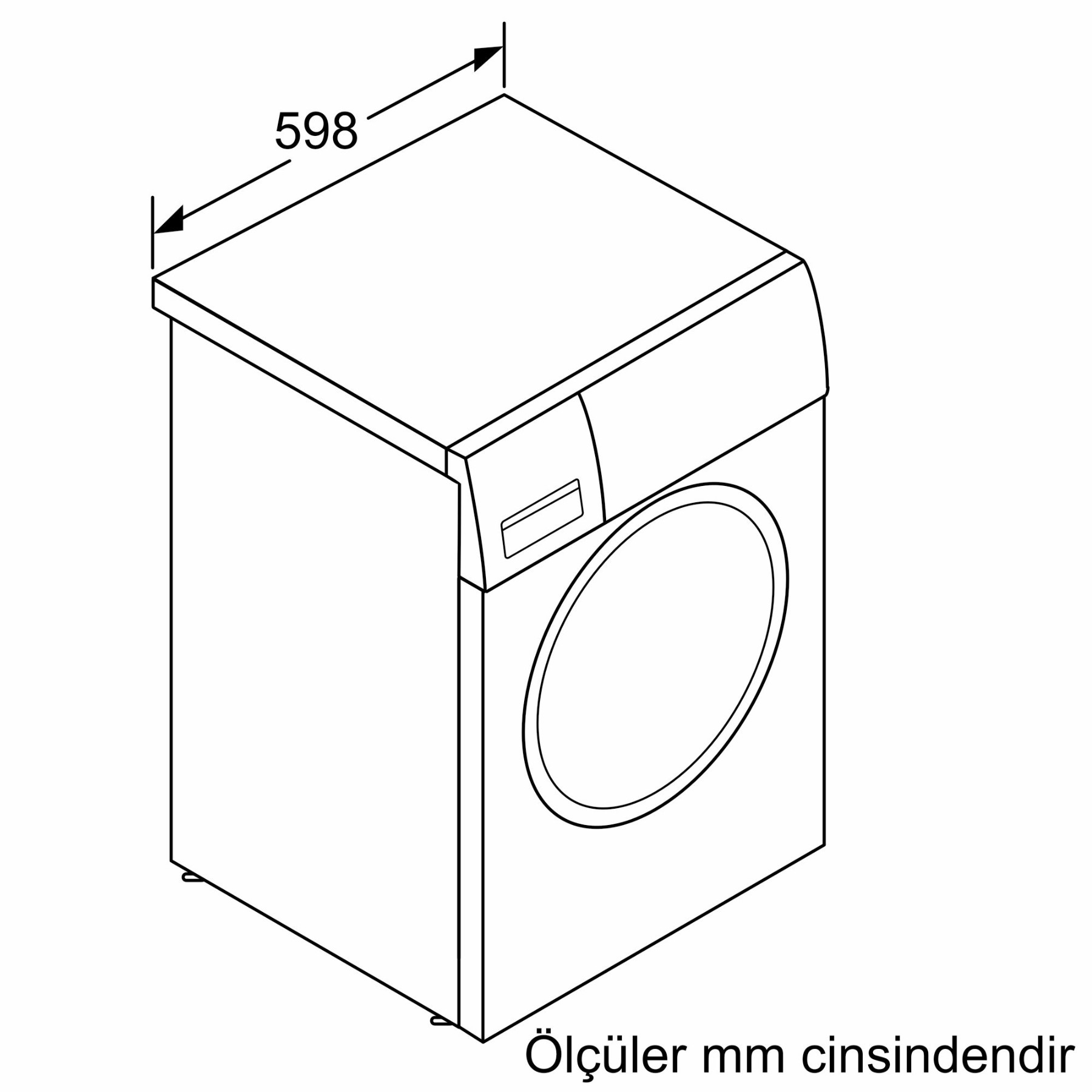 WAU24T90TR Serie | 4 Çamaşır Makinesi 9 kg 1200 dev./dak.