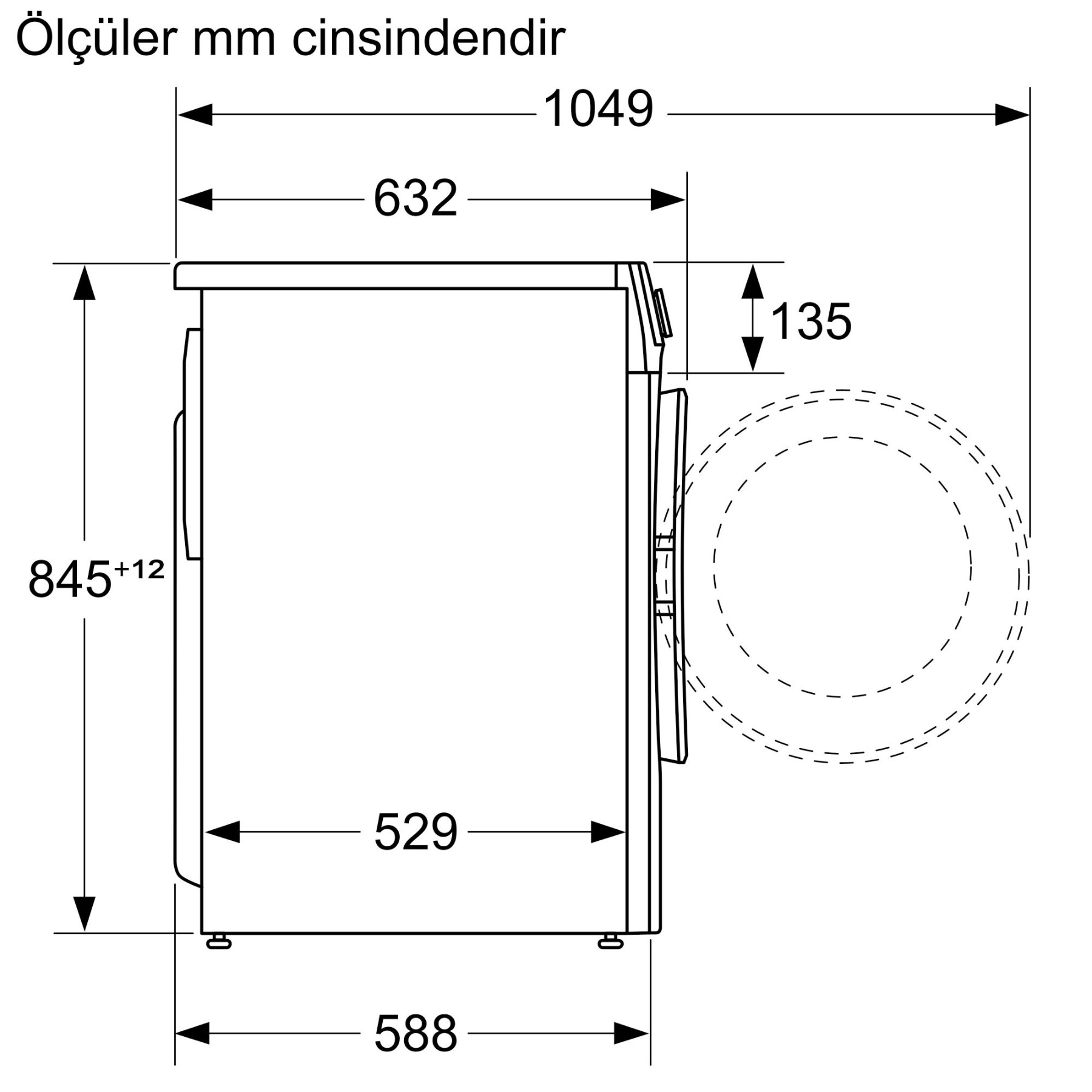 WGA254X0TR Serie | 4 Çamaşır Makinesi 10 kg 1400 dev./dak.