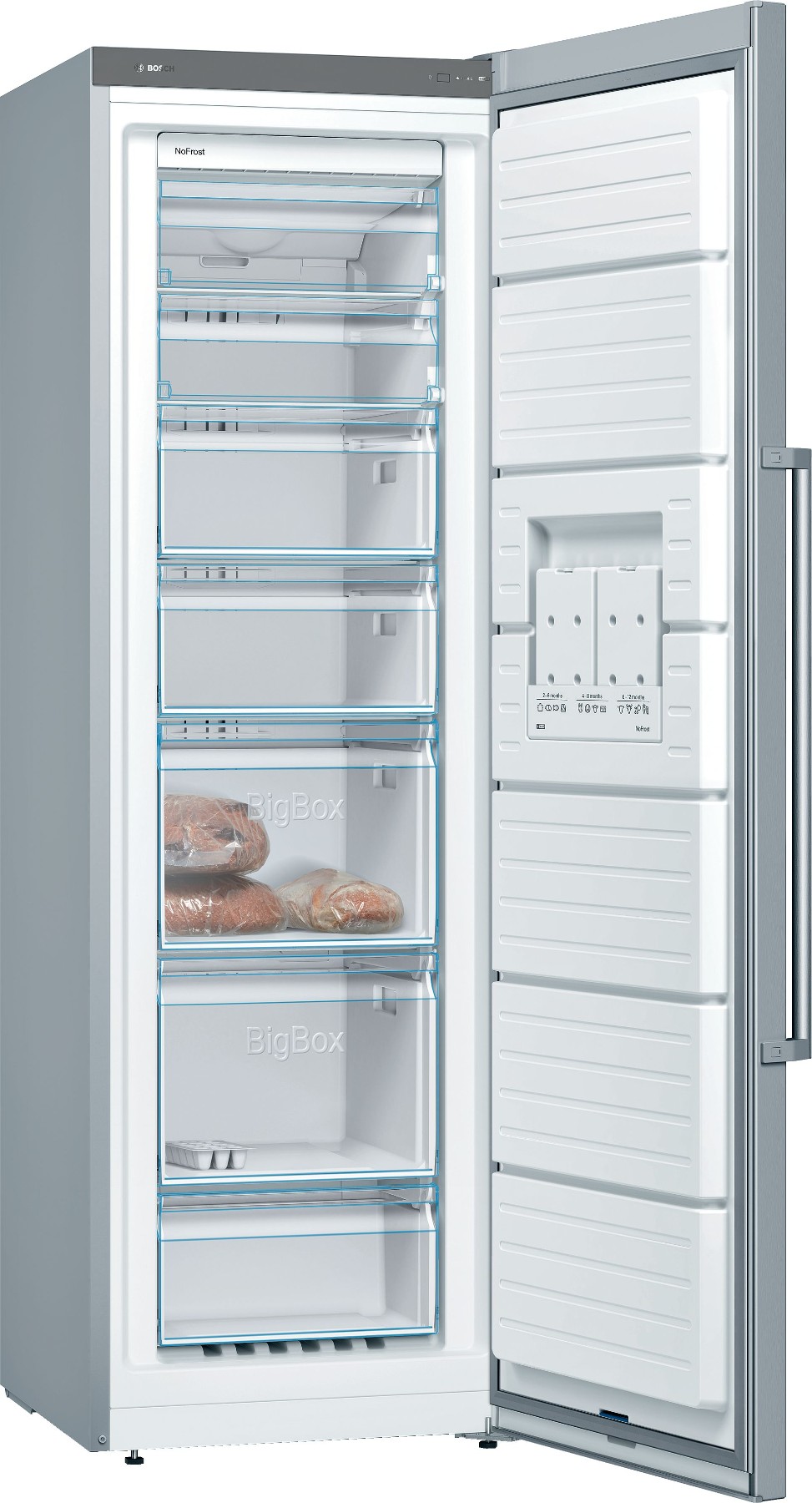 GSN36VIF0N Serie | 4 Solo Derin Dondurucu 186 x 60 cm Kolay temizlenebilir Inox