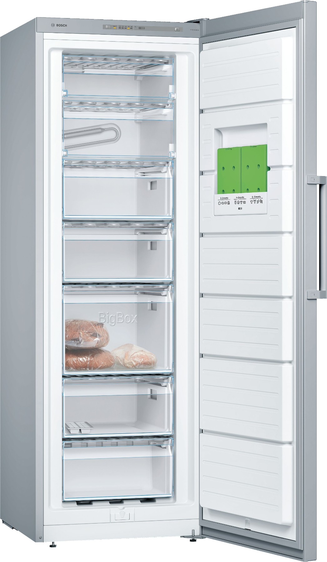 GSV33VIE0N Serie | 4 Solo Derin Dondurucu 176 x 60 cm Kolay temizlenebilir Inox