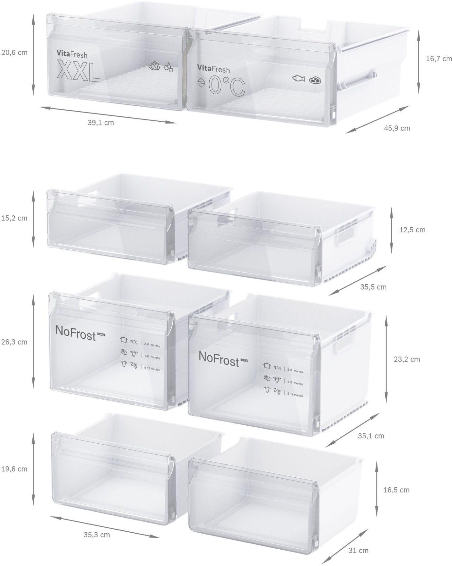 KFN96VPEA Serie 4 Multi Door 183 x 90.5 cm Kolay temizlenebilir Inox