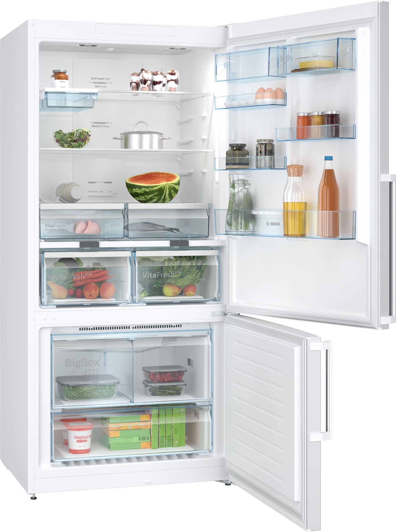 KGN86CWE0N Serie 6 Alttan Donduruculu Buzdolabı 186 x 86 cm Beyaz