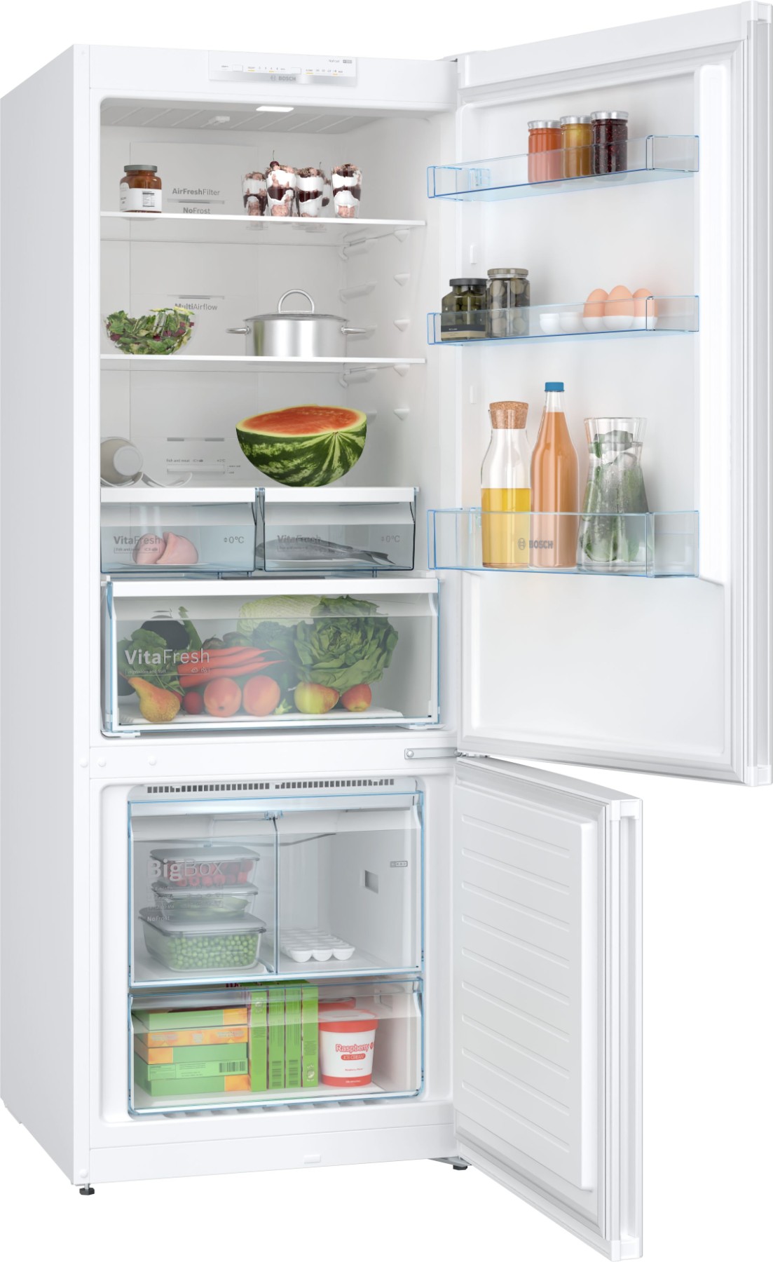 KGN55VWF1N Serie 4 Alttan Donduruculu Buzdolabı 186 x 70 cm Beyaz
