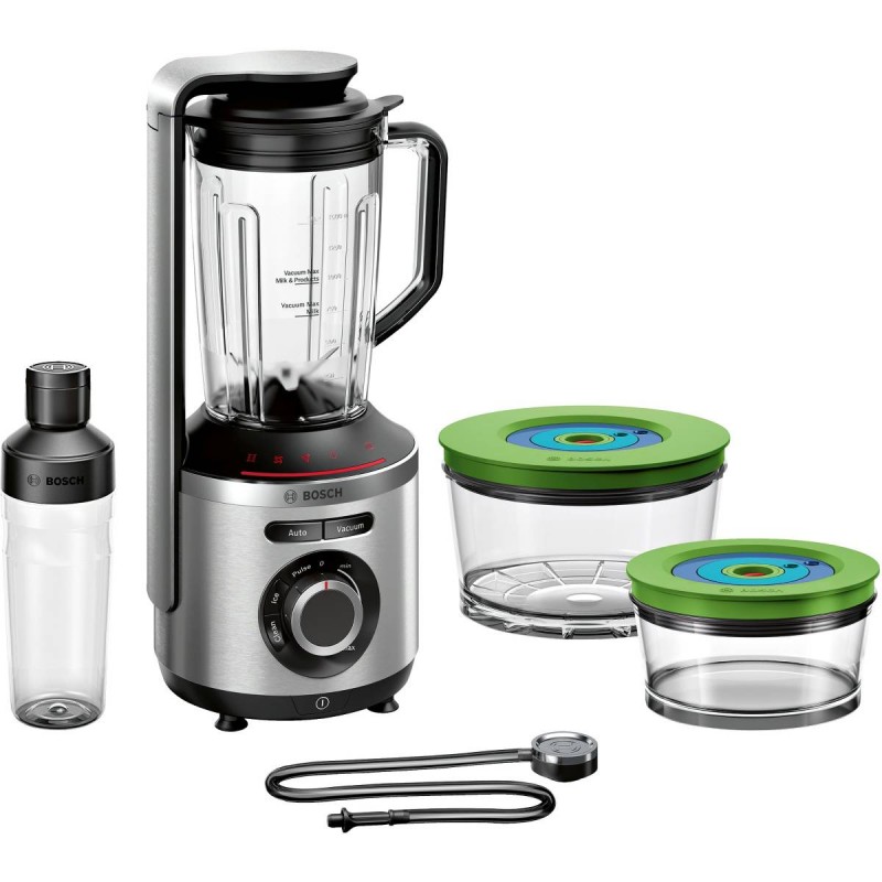 MMBV625M Vakumlu blender VitaMaxx 1000 W Gümüş