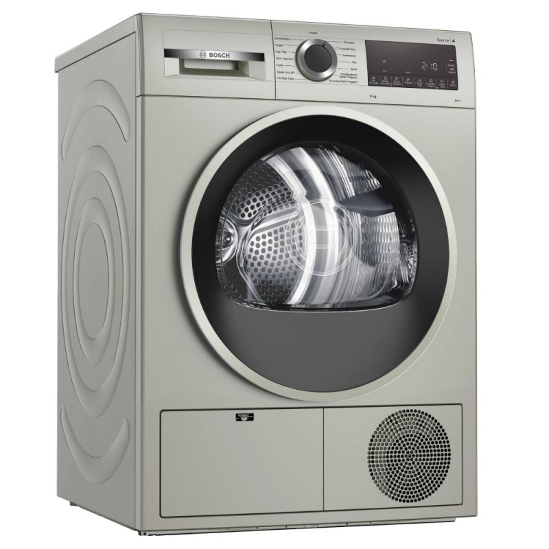 WQG2410TTR Serie 4 Isı Pompalı Kurutma Makinesi 9 kg Silver